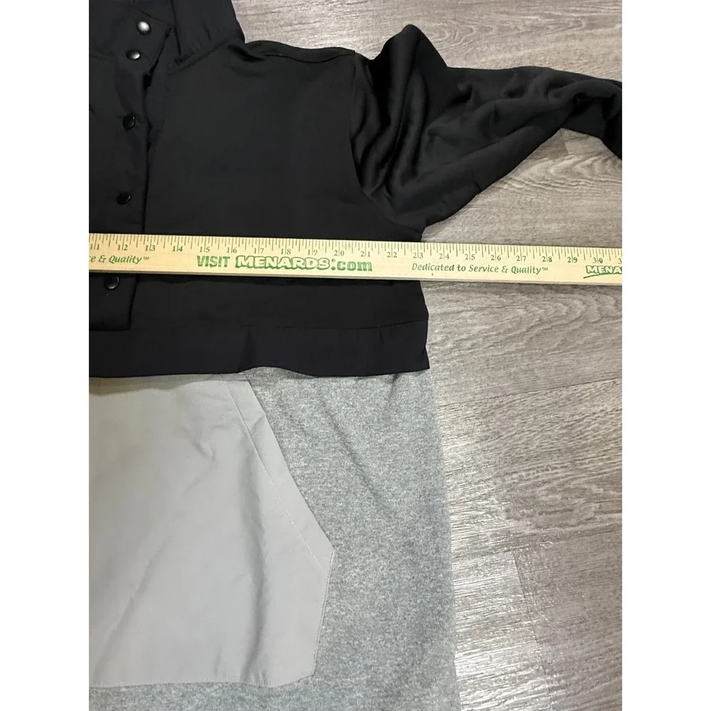 Adidas Men Black‎ Grey Colorblock Pullover Jacket Primegreen Size XL